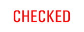 Sef Ink Stamp Checked - Al Masam Stationery LLC